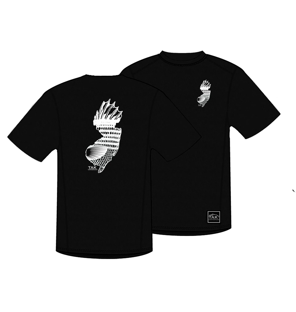 TAK Waterman Apparel Cotton Flex® NJ Striper Tee 3 TAK Waterman Apparel Cotton Flex® NJ Striper Tee