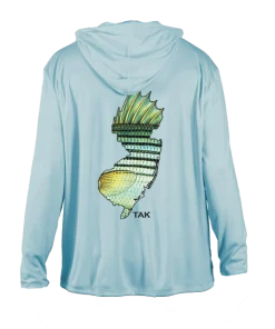 TAK Waterman Apparel NJ Striper Solar Tech L/S Hoody