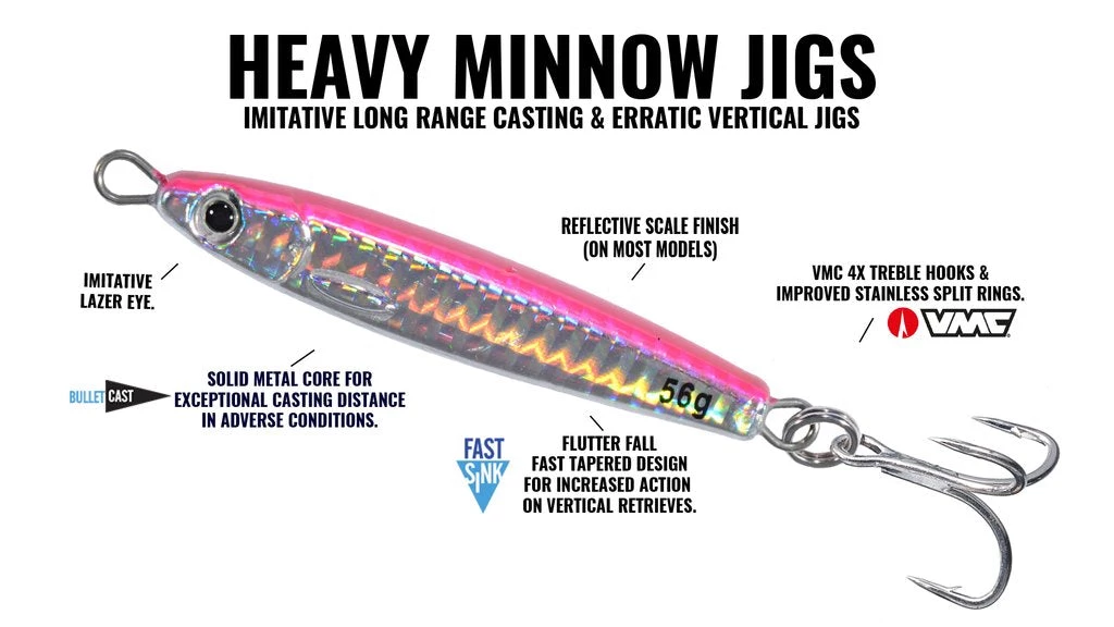Hogy HEAVY MINNOW JIGS 3 Hogy HEAVY MINNOW JIGS