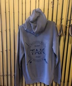 TAK Waterman Apparel Surf N Fish Wave Wash Hoody