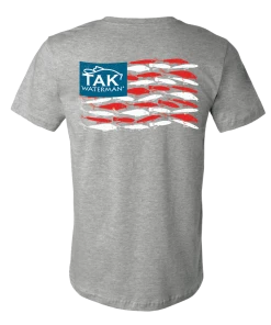 Tak Waterman Cotton Flex® American Lure Flag Tee Apparel