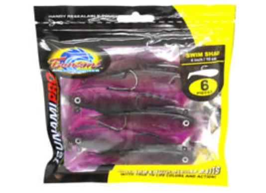 Tsunami Swim Shad Lures 4 Tsunami Swim Shad Lures