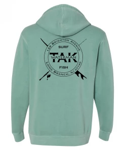 TAK Waterman Apparel Surf N Fish Wave Wash Hoody