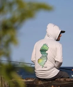 TAK Waterman Apparel NJ Striper Solar Tech L/S Hoody